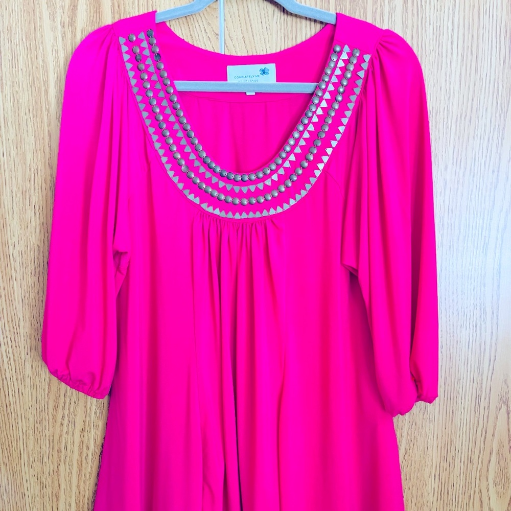COMPLETELY ME Hot Pink Pullover Top
